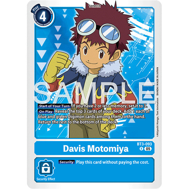DCG [AD01-BT03-093 R] Davis Motomiya (Reprint)
