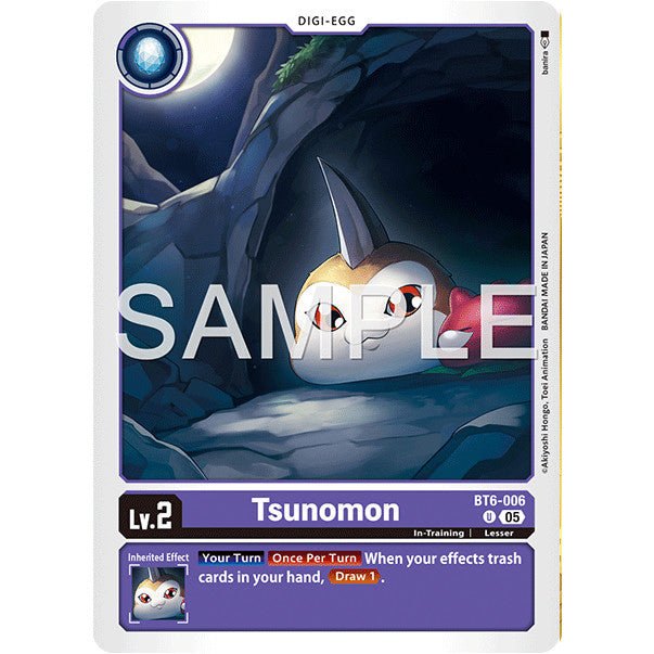DCG [AD01-BT06-006 U] Tsunomon (Reprint)