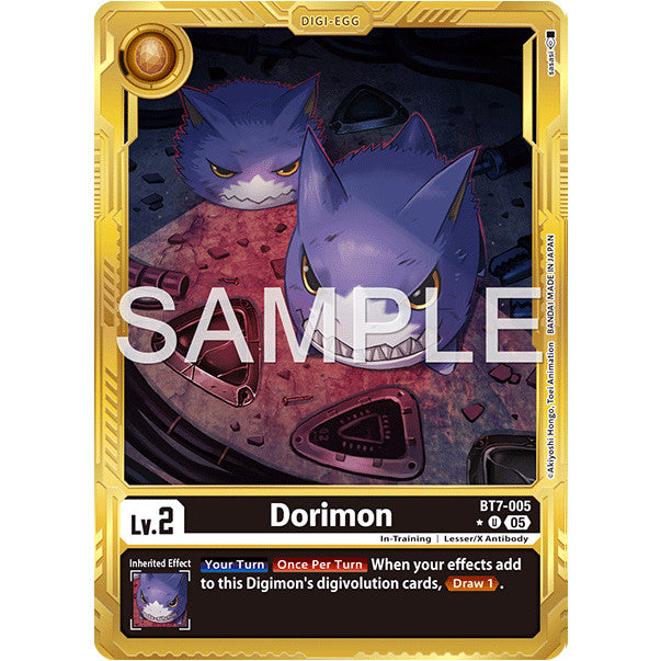 DCG [AD01-BT07-005 U] Dorimon (Gold Border)