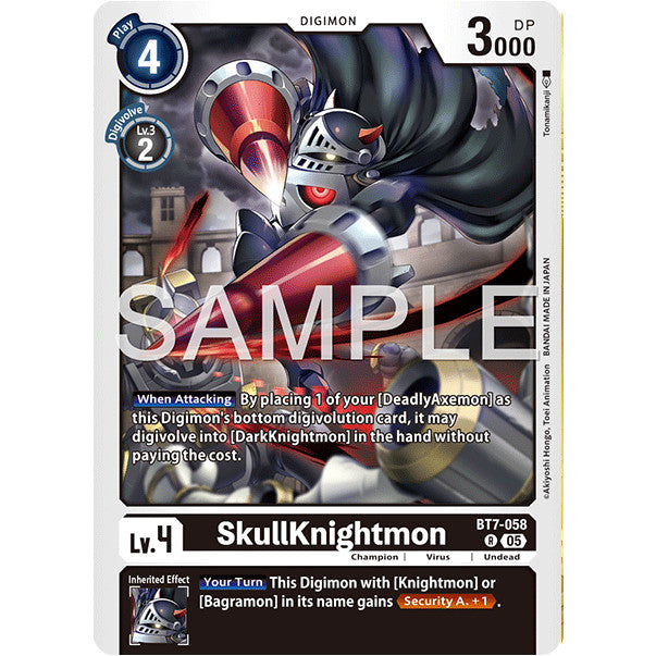 DCG [AD01-BT07-058 R] SkullKnightmon (Reprint)