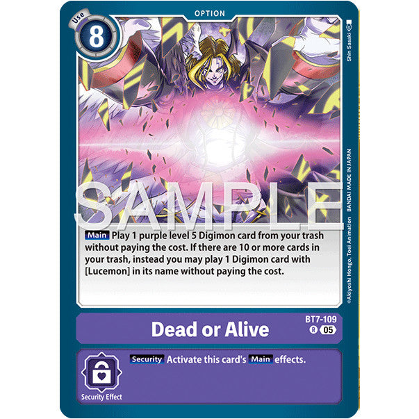DCG [AD01-BT07-109 R] Dead or Alive (Reprint)