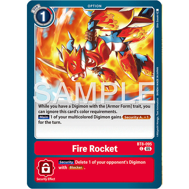 DCG [AD01-BT08-095 C] Fire Rocket (Reprint)