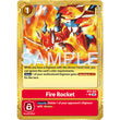DCG [AD01-BT08-095 C] Fire Rocket (Gold Border)