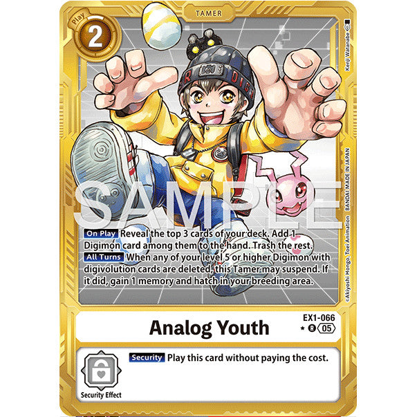 DCG [AD01-EX01-066 R] Analog Youth (Gold Border)