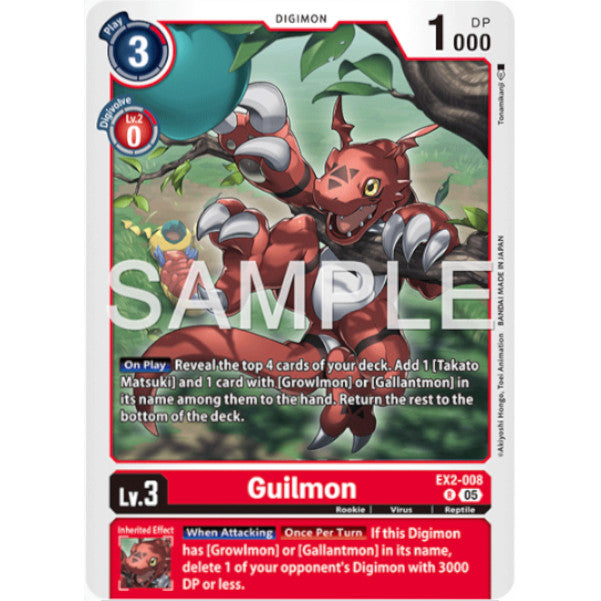 DCG [AD01-EX02-008 R] Guilmon (Reprint)