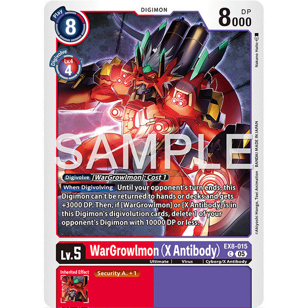 DCG [AD01-EX08-015 C] WarGrowlmon (X Antibody) (Reprint)