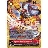 DCG [AD01-LM-021 P] Agumon - Bond of Bravery ACE (Gold Border)