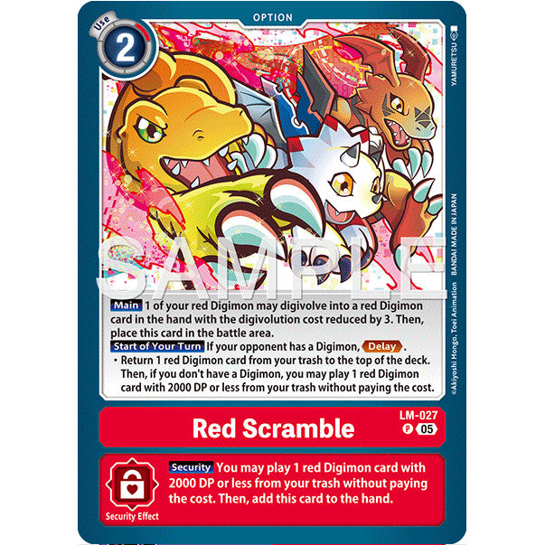 DCG [AD01-LM-027 P] Red Scramble (Reprint)