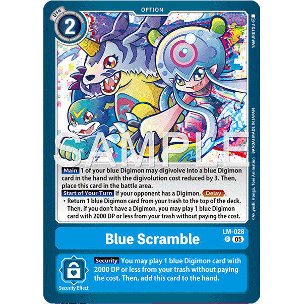 DCG [AD01-LM-028 P] Blue Scramble (Reprint)