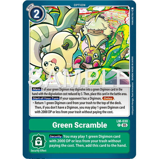 DCG [AD01-LM-030 P] Green Scramble (Reprint)