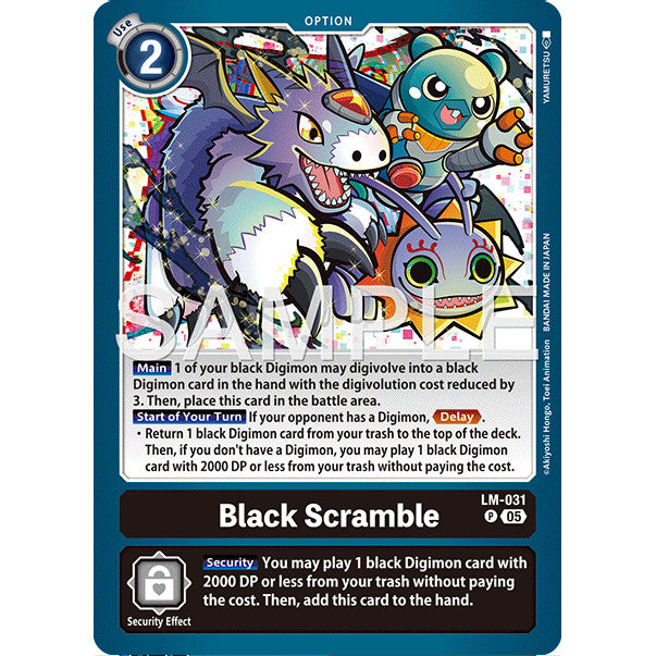 DCG [AD01-LM-031 P] Black Scramble (Reprint)
