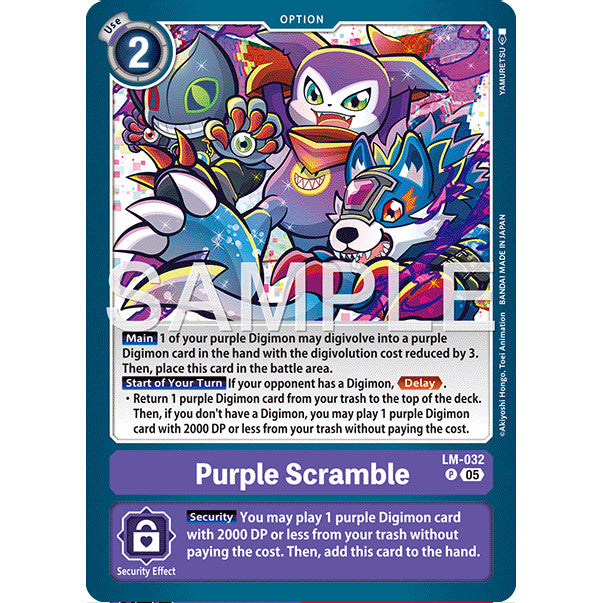 DCG [AD01-LM-032 P] Purple Scramble (Reprint)
