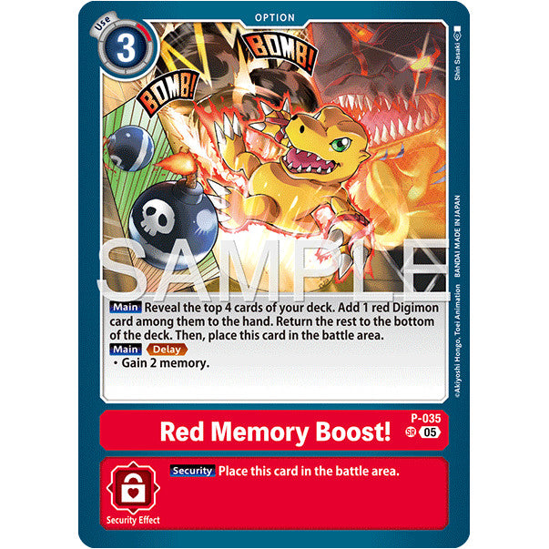 DCG [AD01-P-035 SR] Red Memory Boost! (Reprint)