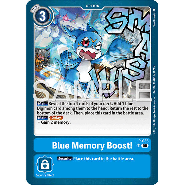 DCG [AD01-P-036 SR] Blue Memory Boost! (Reprint)