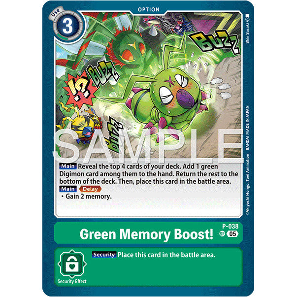 DCG [AD01-P-038 SR] Green Memory Boost! (Reprint)