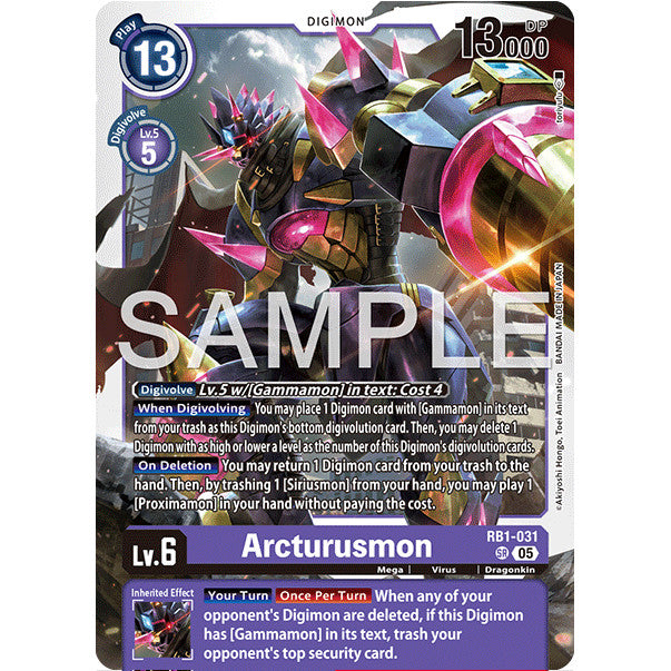 DCG [AD01-RB01-031 SR] Arcturusmon (Reprint)
