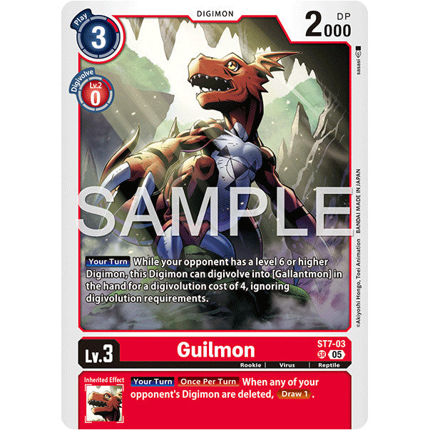 DCG [AD01-ST7-03 SR] Guilmon (Reprint)