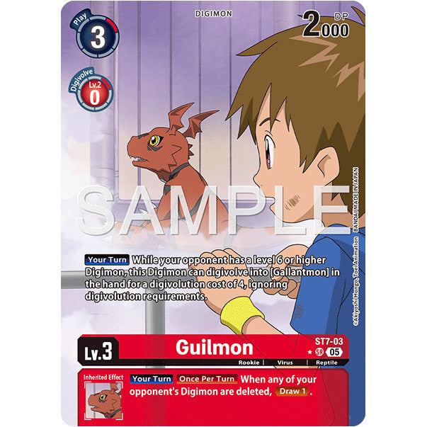 DCG [AD01-ST7-03 SR] Guilmon (Alternate Art)
