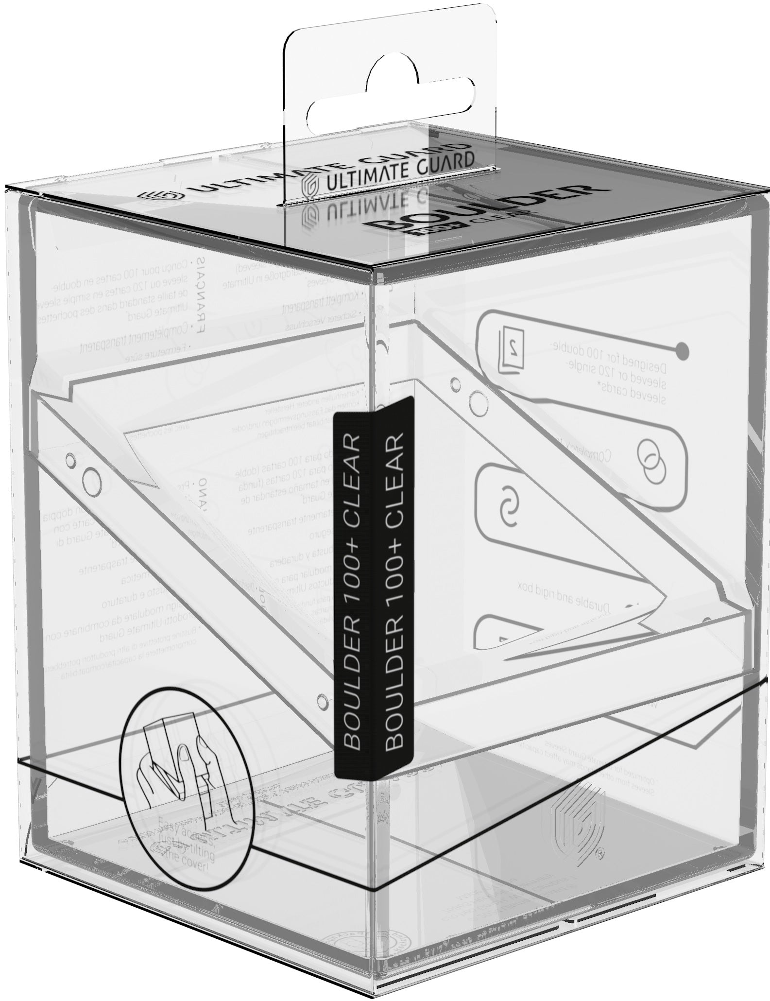 Ultimate Guard: Boulder 100+ Clear Deck Box
