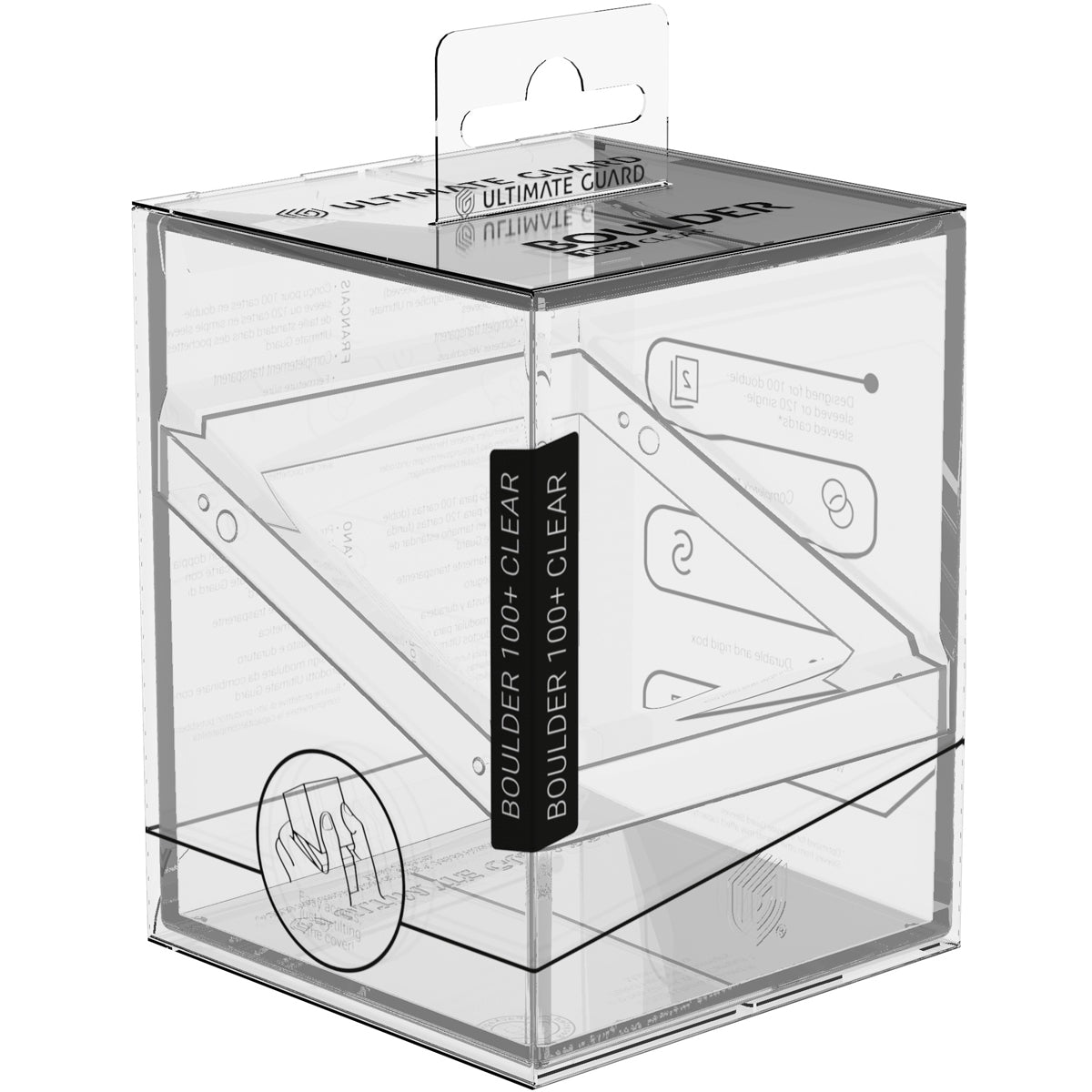 Ultimate Guard: Boulder 100+ Clear Deck Box