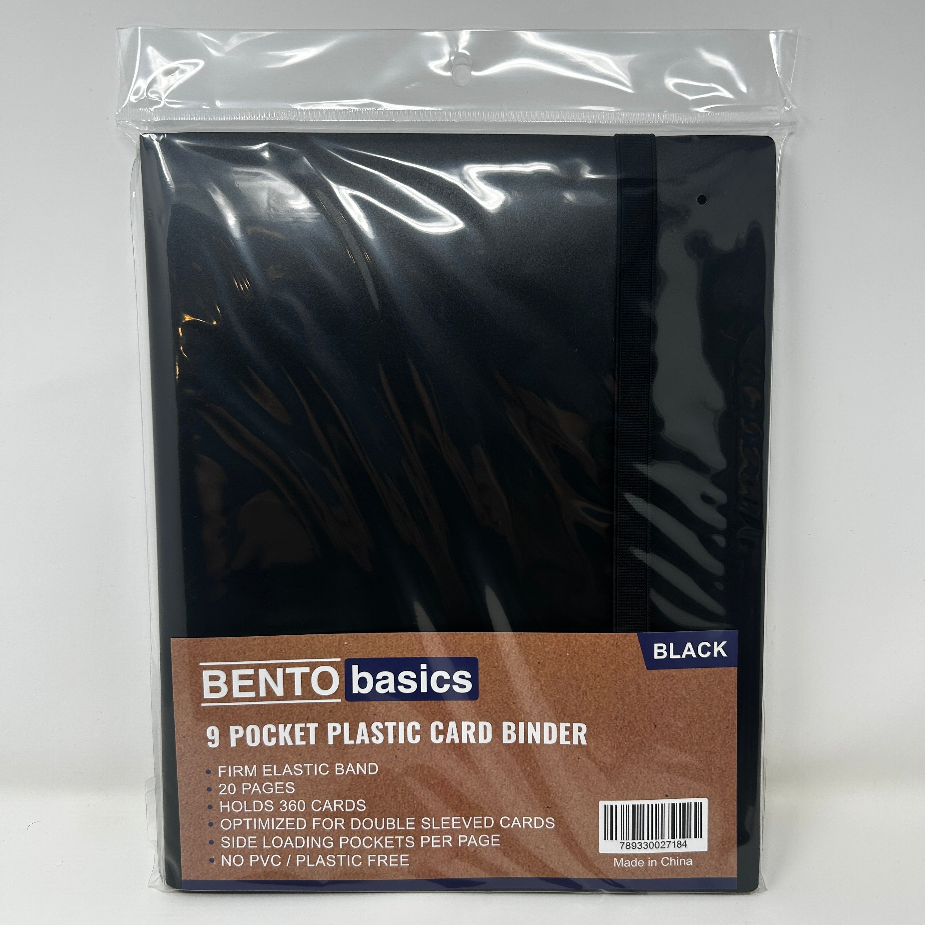 Bento Basics - Poly Album 9-Pockets (Black)