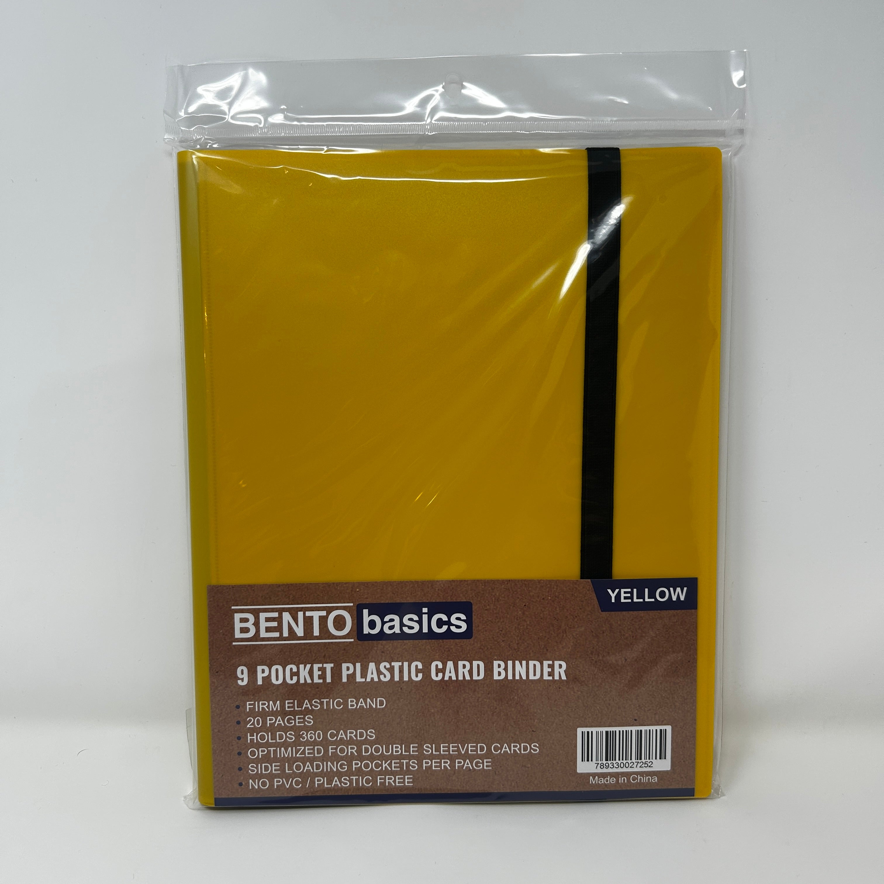 Bento Basics - Poly Album 9-Pockets (Yellow)