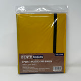 Bento Basics - Poly Album 9-Pockets (Yellow)