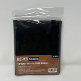 Bento Basics - Poly Album 4-Pockets (Black)