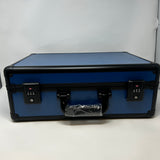 Bento Basics - Graded Latch Aluminum Case (4 Rows Blue)