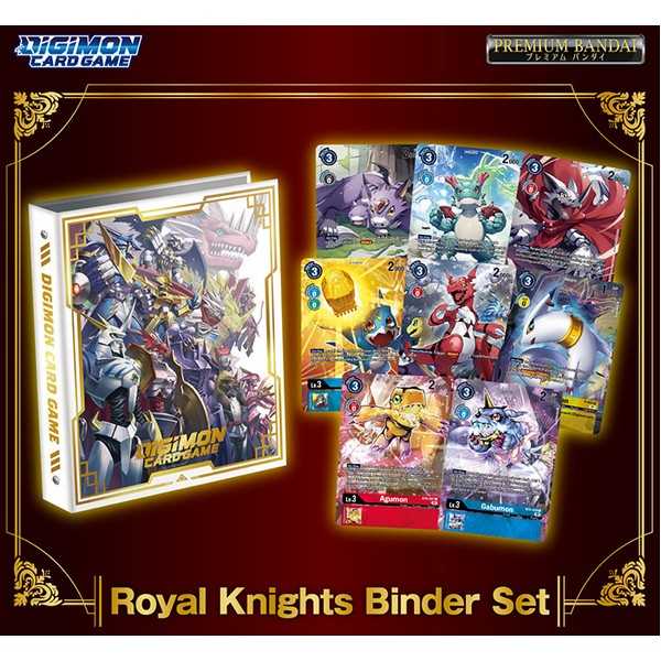 Digimon Card Game: 9-Pocket Binder Set Royal Knights