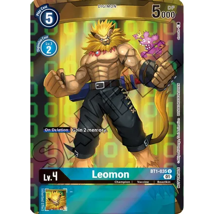 DCG [BT1-035 U] Leomon (Tamers Card Set 1)