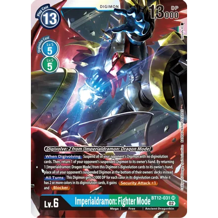 DCG [BT12-031 SR] Imperialdramon: Fighter Mode
