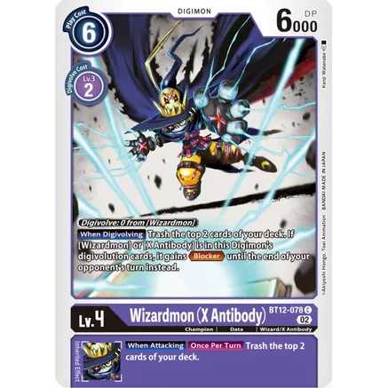 DCG [BT12-078 C] Wizardmon (X Antibody)