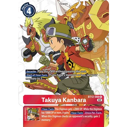 DCG [BT12-088 R-ALT] Takuya Kanbara (Alternate Art)
