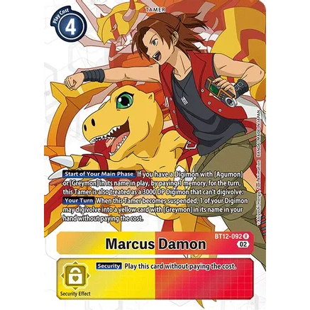 DCG [BT12-092 R-ALT] Marcus Damon (Alternate Art)