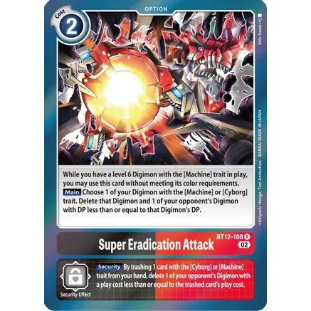 DCG [BT12-108 R] Super Eradication Attack