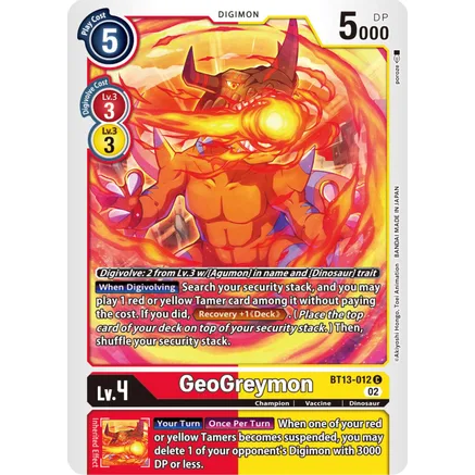 DCM [BT13-012 C] Geogreymon