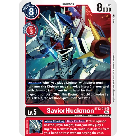 DCM [BT13-016 U] SaviorHuckmon