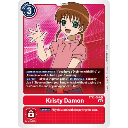 DCM [BT13-094 U] Kristy Damon