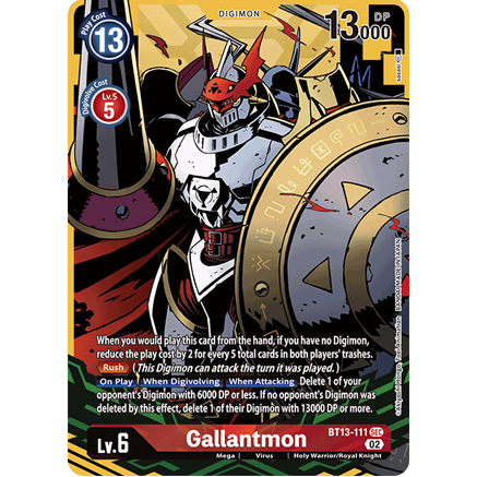 DCM [BT13-111 SEC] Gallantmon (Alternate Art)