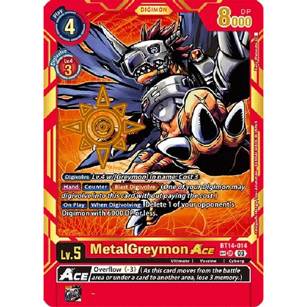DCG [BT15-BT14-014 SP] MetalGreymon Ace (Special Rare)