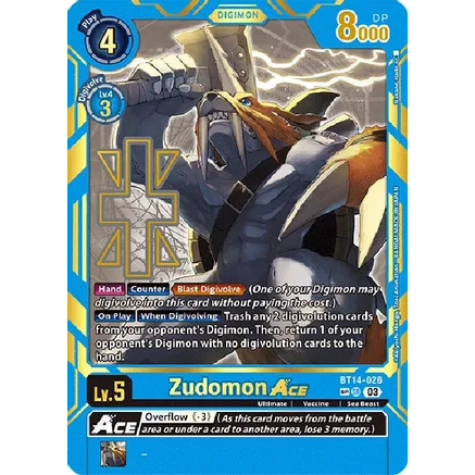 DCG [BT15-BT14-026 SP] Zudomon Ace (Special Rare)
