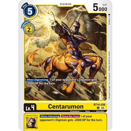 DCG [BT14-036 U] Centarumon