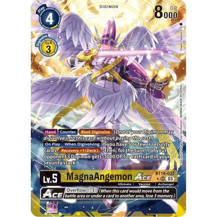 DCG [BT14-037 SR] MagnaAngemon Ace (Alternate Art)