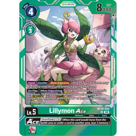 DCG [BT14-049 SR] Lillymon Ace