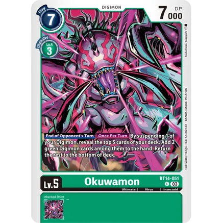 DCG [BT14-051 C] Okuwamon