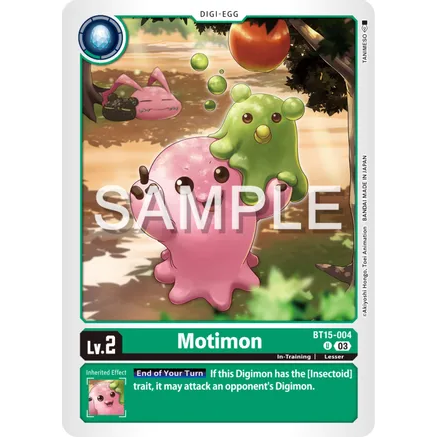 DCG [BT15-004 U] Motimon