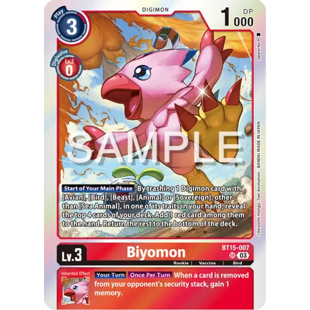 DCG [BT15-007 SR] Biyomon