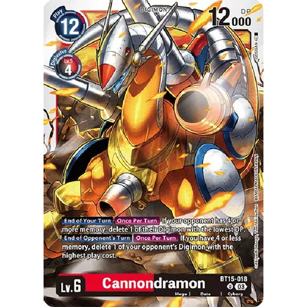 DCG [BT15-018 U] Cannondramon