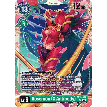 DCG [BT15-054 R] Rosemon (X Antibody)